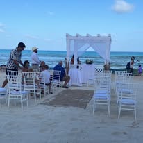 Decoración de mesa elegante para boda